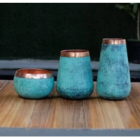 Copper Vase Set