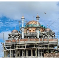 Boyolali Copper Craft Prayer Mosque Dome
