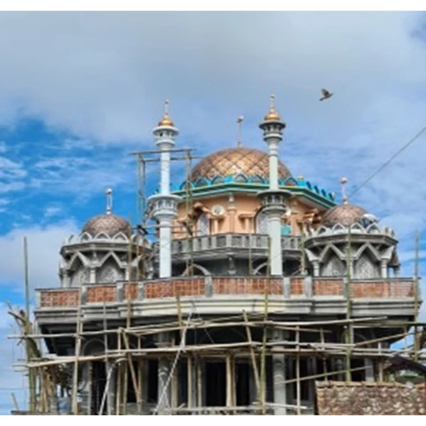 Kerajinan Kubah Masjid Mushola Tembaga 